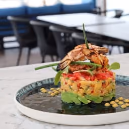 Tartare di gamberi crudi